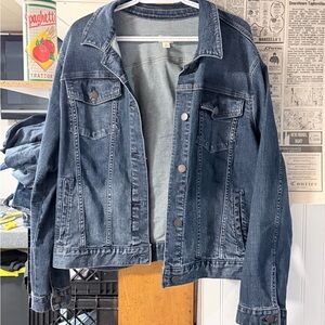 a.n.a Dark Blue Denim Jacket
